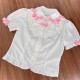 Tatata Vintage Floral Wall Blouses and JSK(Pre-Order/2 Colours/Full Payment Without Shipping)